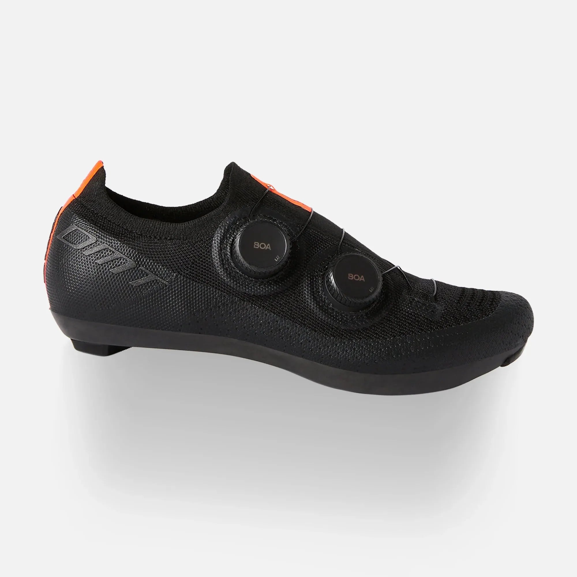 Chaussures Vélo DMT KR0 Anatomic Carbone SL – Homme, Taille 45.5, Orange Corail/noir, Neuves