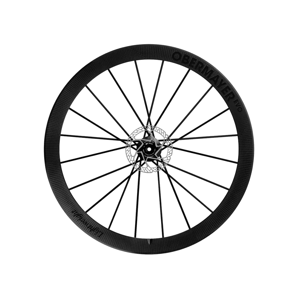 Lightweight OBERMAYER EVO Schwarz Edition - Coppia di Ruote in Carbonio