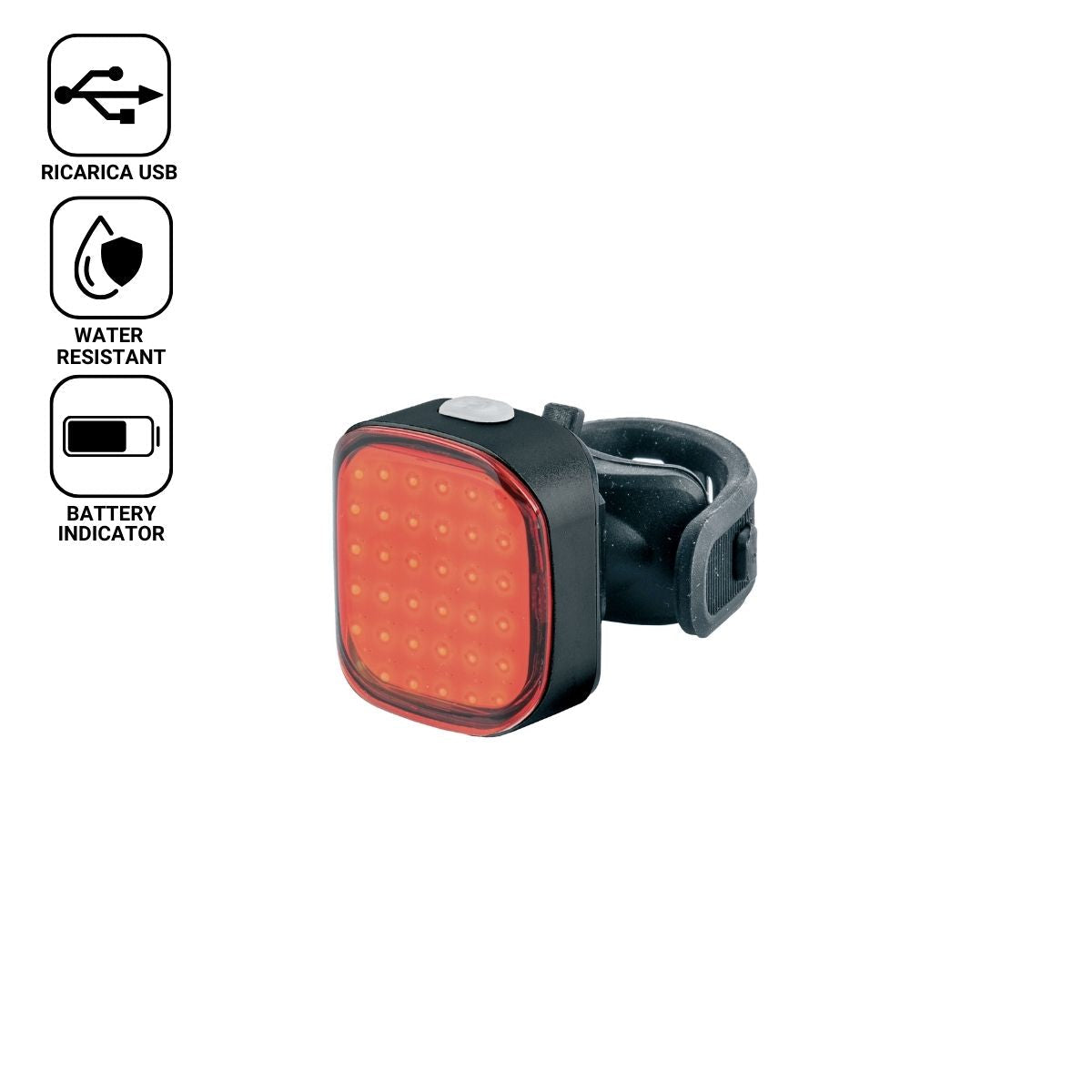 SKUAD - Luce Posteriore Delta USB