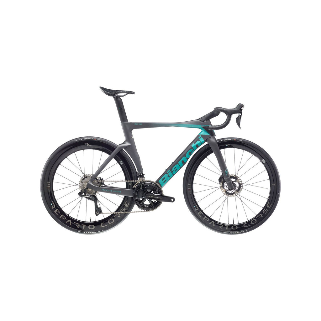 Bianchi Oltre RC DuraAce Di2 con misuratore di potenza