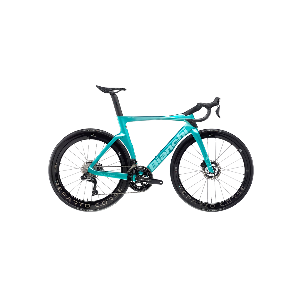 Bianchi Oltre RC DuraAce Di2 con misuratore di potenza