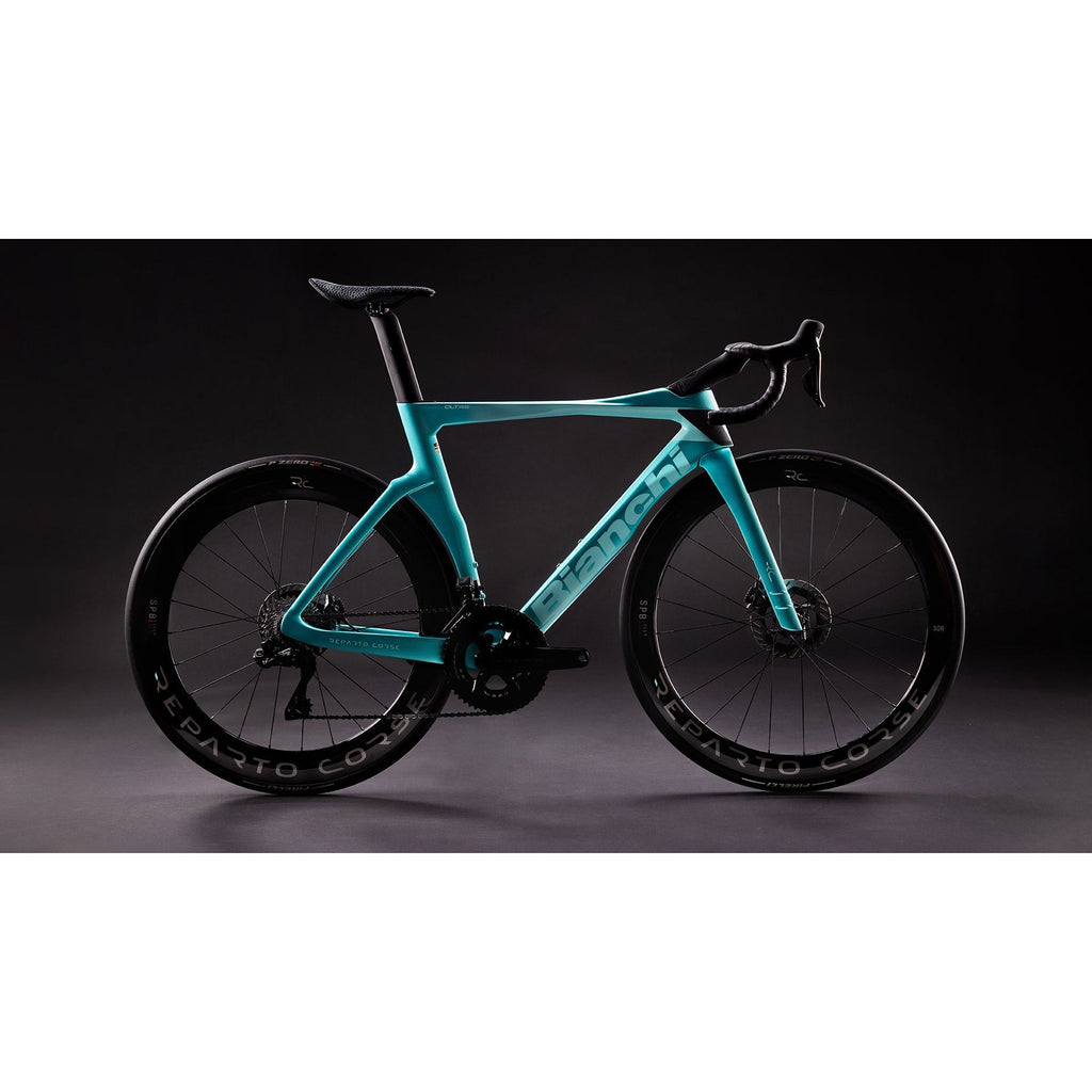 Bianchi Oltre RC DuraAce Di2 con misuratore di potenza