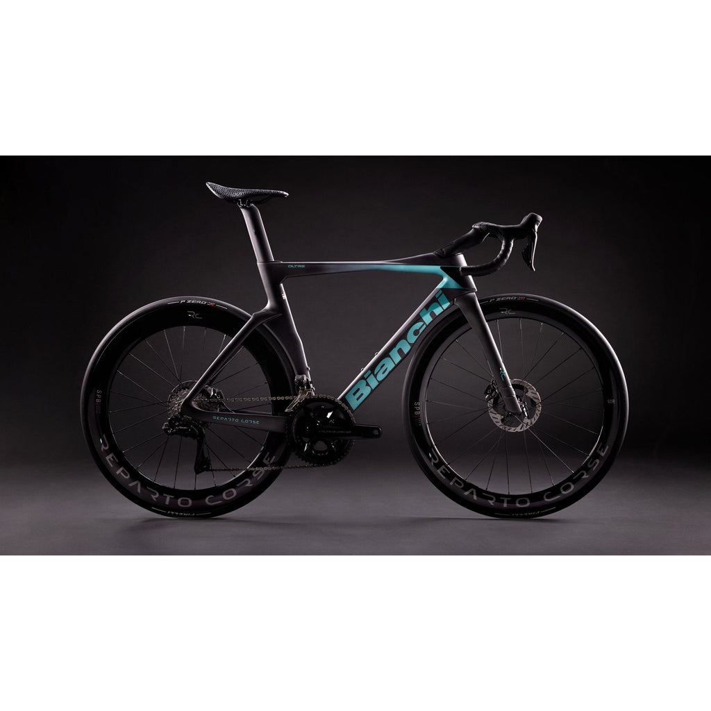 Bianchi Oltre RC DuraAce Di2 con misuratore di potenza
